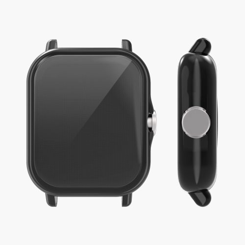 Set 2 Huse pentru Huami Amazfit GTS 3/Amazfit GTS 2/Amazfit GTS 2e, Kwmobile, Negru/Auriu, Silicon, 53906.10