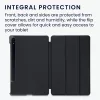 Husa pentru tableta Samsung Galaxy Tab S8, Kwmobile, Negru, Piele ecologica, 57463.01