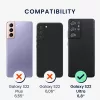 Husa Kwmobile pentru Samsung Galaxy S22 Ultra, Silicon, Albastru, 57570.108