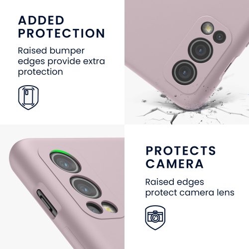 Husa Kwmobile pentru OnePlus Nord 2 5G, Silicon, Mov, 56070.236