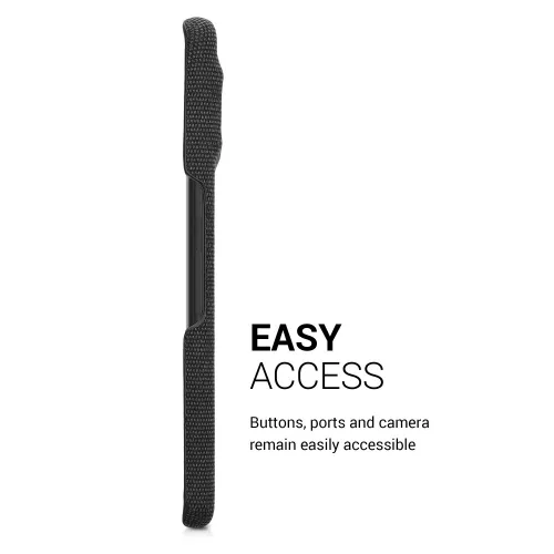 Husa kwmobile pentru Google Pixel 7 Pro, Textil, Gri, 58018.19