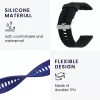 Set 2 curele pentru Xiaomi Mi Watch/Mi Watch Color Sport, Kwmobile, Negru/Albastru, Silicon, 58466.01