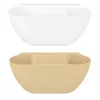 Set 2 cosuri suspendabile Navaris, peste usa, 3.8 L fiecare, 28x13.5x11 cm, alb/bej, metal