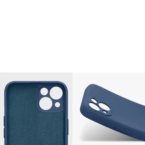 Husa Kwmobile pentru Apple iPhone 13, Silicon, Albastru, 58954.116