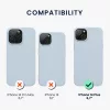 Husa Kwmobile pentru Apple iPhone 14 Plus, Silicon, Albastru, 59076.58