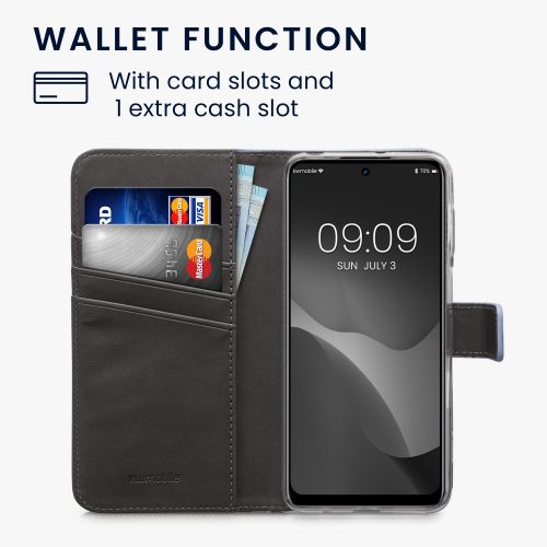 Husa Kwmobile pentru Motorola Moto G42, Piele ecologica, Multicolor, 59188.02