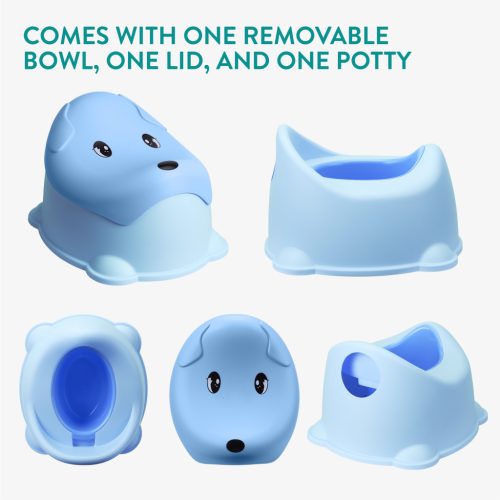 Olita cu capac Navaris, ergonomica, 36x31x24 cm, tranzitie usoara, albastru, plastic