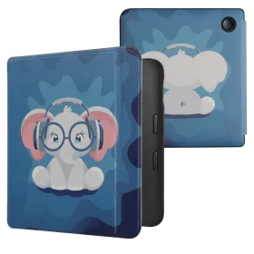   Husa Kwmobile pentru Kobo Libra 2, Multicolor, Piele ecologica, 56575.69