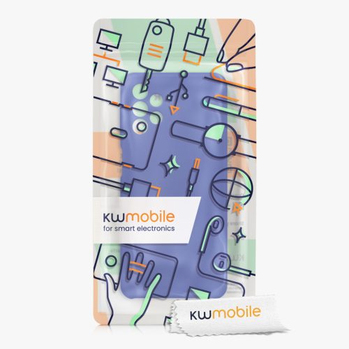 Husa Kwmobile pentru Samsung Galaxy A32 5G, Albastru, Silicon, 54336.134