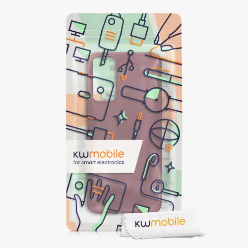 Husa Kwmobile pentru TCL 40 XL, Violet, Silicon, 61718.187