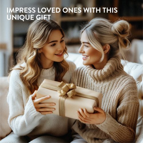 Vaza din sticla Navaris Ribbed, forma ondulata, 18.5x12x20 cm, transparent, sticla