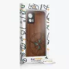 Husa Kwmobile pentru Motorola Edge 30 Neo, Maro/Albastru, Lemn, KWM000018RR002C