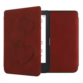   Husa Kwmobile pentru Kobo Clara 2E, Rosu inchis, Piele ecologica, KWM000017UJ009C