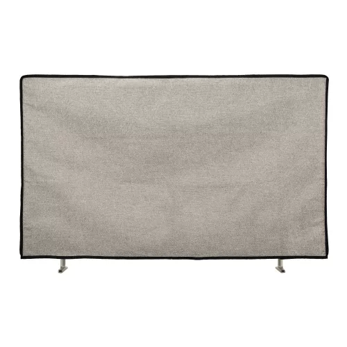 Husa de in Kwmobile pentru televizor de 40 inch, Maro deschis, Textil, KWM0000250B002C