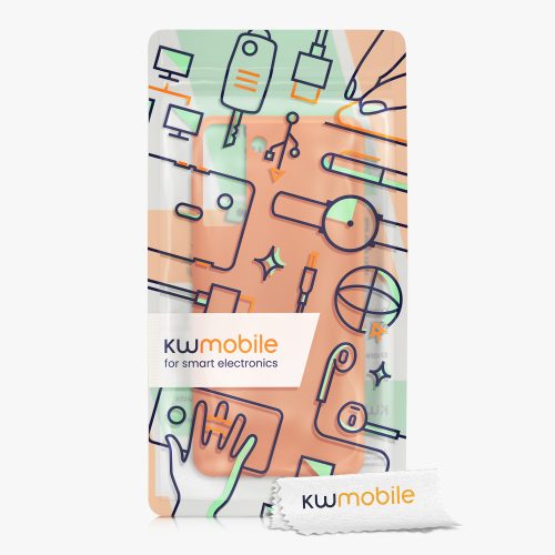 Husa Kwmobile pentru Samsung Galaxy S21, Portocaliu, Silicon, KWM000012BT071C