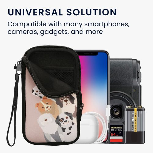 Husa Universala Kwmobile pentru telefon, Marime L - 6.5 inch, Multicolor, Neopren, KWM000007UJ169C