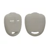 Husa Cheie Auto Kwmobile pentru Mitsubishi 2 Butoane, Gri, Silicon, KWM000008JC004C