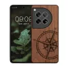 Husa Kwmobile pentru OnePlus 12, Maro, Lemn, KWM000022QB001C