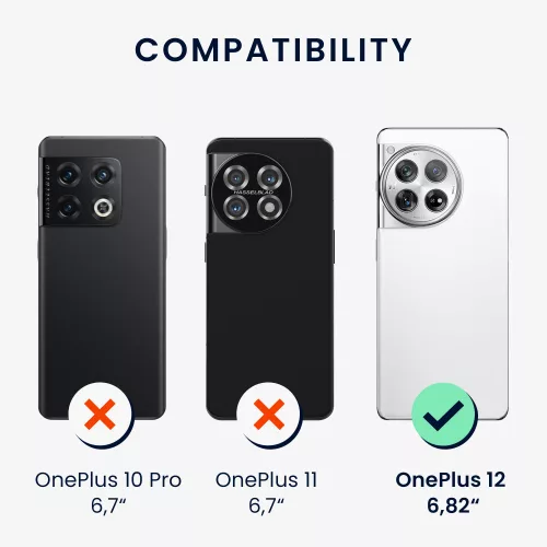 Husa Kwmobile pentru OnePlus 12, Verde deschis, Silicon, KWM000022QC004C