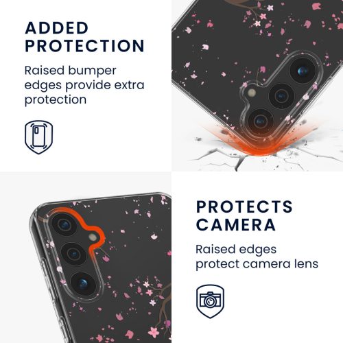 Husa Kwmobile pentru Samsung Galaxy A55 5G, Multicolor, Silicon, KWM000021PU002C