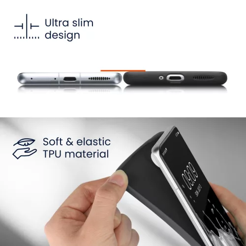 Husa Kwmobile pentru Xiaomi 14, Negru, Silicon, KWM000020ML001C