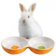 Castron dublu Navaris anti-varsare pentru animale mici, ceramica, NAV000013SF002C
