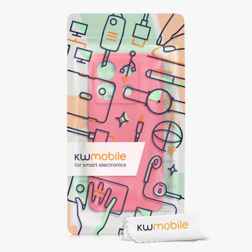 Husa Kwmobile pentru Xiaomi Redmi Note 13 Pro 5G, Roz, Silicon, KWM000020LD007C