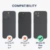 Husa Kwmobile pentru Apple iPhone 15 Plus, Verde, Silicon, KWM000020CB010C