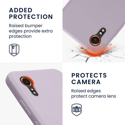 Husa Kwmobile pentru Samsung Galaxy Xcover 7, Albastru, Silicon, KWM000021VH004C