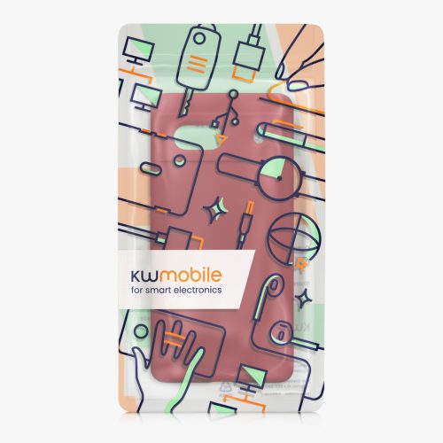 Husa Kwmobile pentru Google Pixel 7a, Rosu, Silicon, KWM000019YE052C