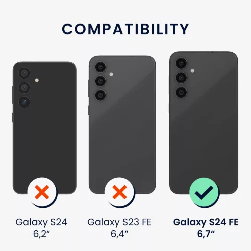 Husa Kwmobile pentru Samsung Galaxy S24 FE, Galben, Silicon, KWM000021WA008C