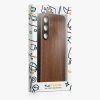Husa Kwmobile pentru Samsung Galaxy S24 FE, Maro, Lemn/Silicon, KWM000021WK001C