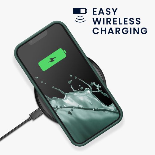 Husa Kwmobile pentru Apple iPhone 13, Silicon, Verde, 59359.166