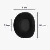 Set 2 Perne de urechi pentru casti Sennheiser RS160/RS170/RS180, Kwmobile, Negru, Textil, 59704.01