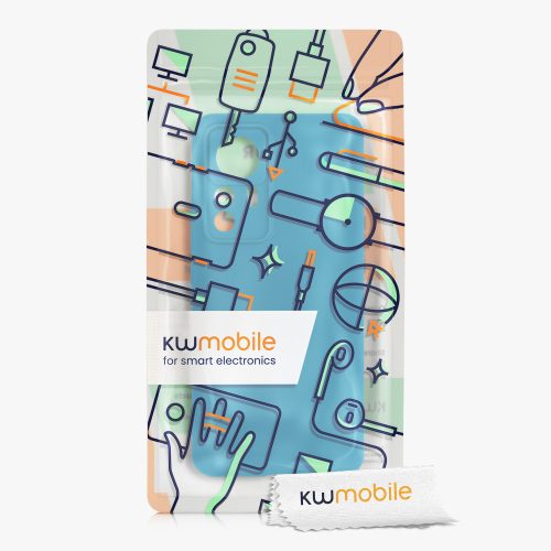 Husa kwmobile pentru Xiaomi 12T Pro, Silicon, Albastru, 60258.224
