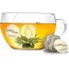 Set cadou ceai infloritor Creano ErbluhTeelini, 12 bile, 4 sortimente, alb, cutie lemn
