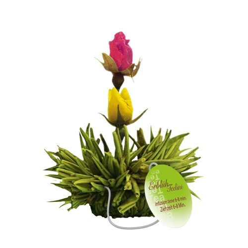 Set ceai infloritor Creano ErbluhTeelini pentru cana, 8 bucati (4 arome), ceai verde