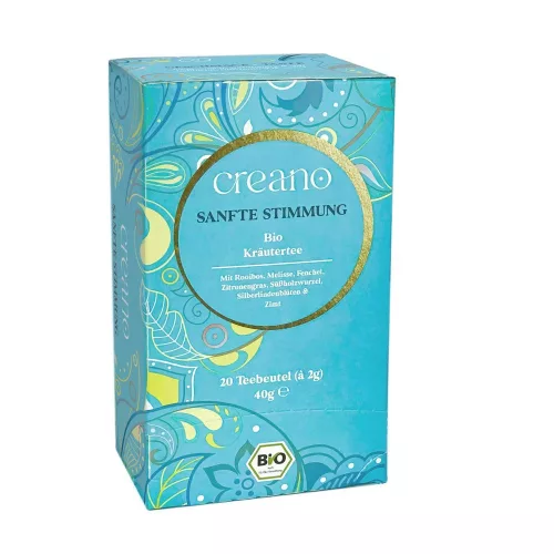 Ceai bio Creano Stare Linistita, rooibos si plante, gust dulce, set 20 plicuri