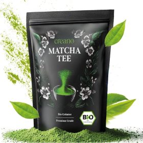   Ceai Matcha Creano 100 g, pudra de ceai verde, pentru bauturi si retete
