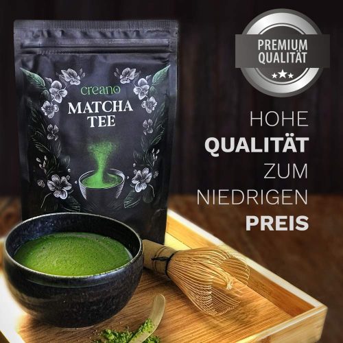 Ceai Matcha Creano 100 g, pudra de ceai verde, pentru bauturi si retete