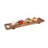 Platou servire Rominox Parma, lemn de acacia, picioare stabile, decorativ, 50 x 12 cm