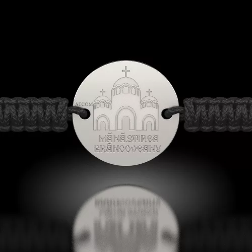 Bratara din argint cu snur model Ortodox 10