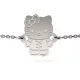 Bratara cu lantisor din argint model Hello Kitty