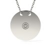 Lantisor cu pandantiv din argint model Cercul polar