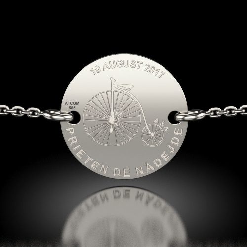 Bratara cu lantisor din argint model Prieten de nadejde