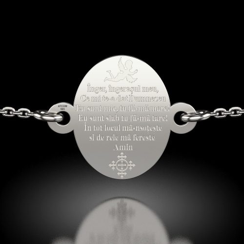 Bratara cu lantisor din argint model Inger Ingeras