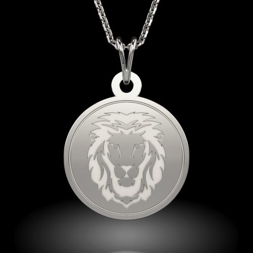 Lantisor cu pandantiv din argint model Leu