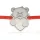 Bratara din argint cu snur model Love little bear