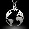 Colier din argint model Earth
