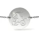 Bratara cu lantisor din argint model Capricorn